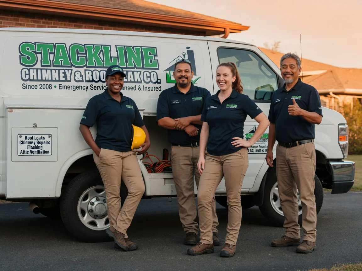Chimney flashing repair company in Dallas, NC